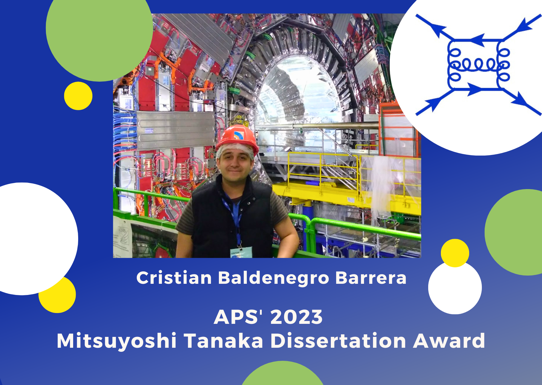 Cristian Baldenegro Barrera, APS’ 2023 Mitsuyoshi Tanaka Dissertation Award winner