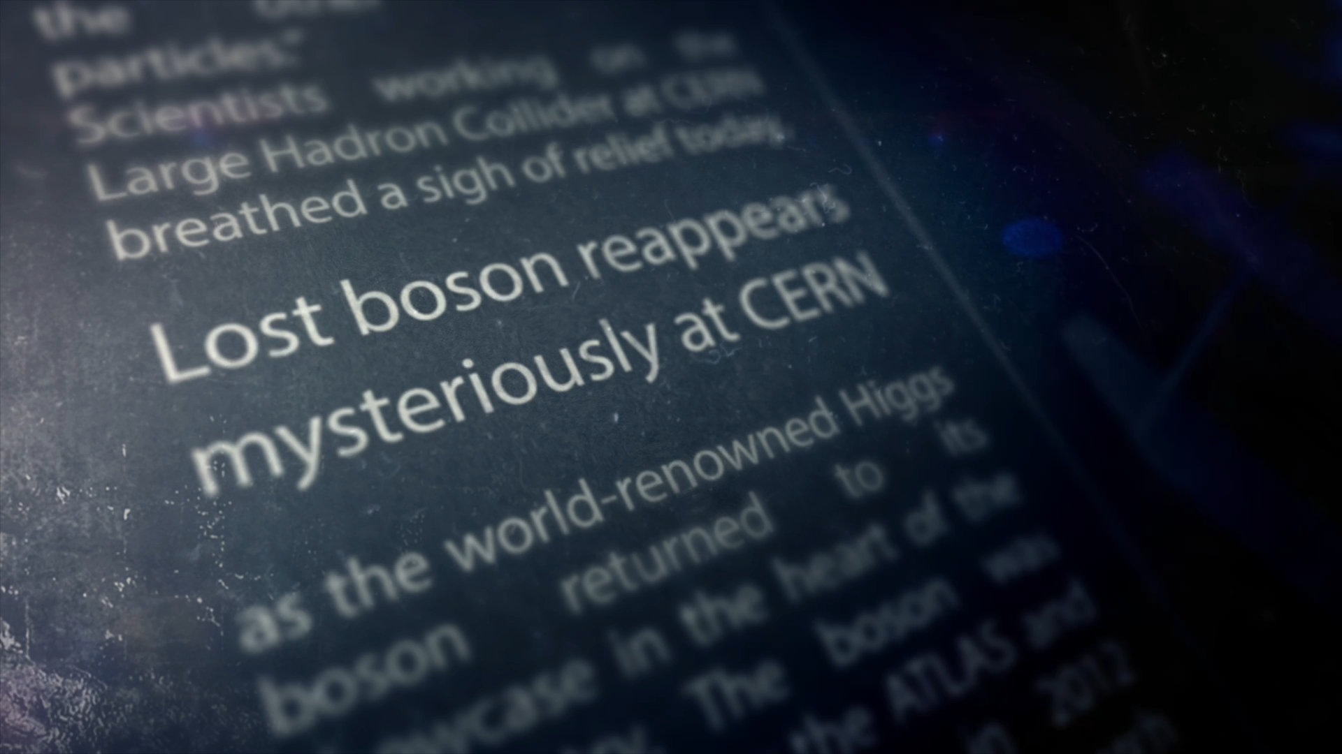 Lost boson reappears mysteriously at CERN