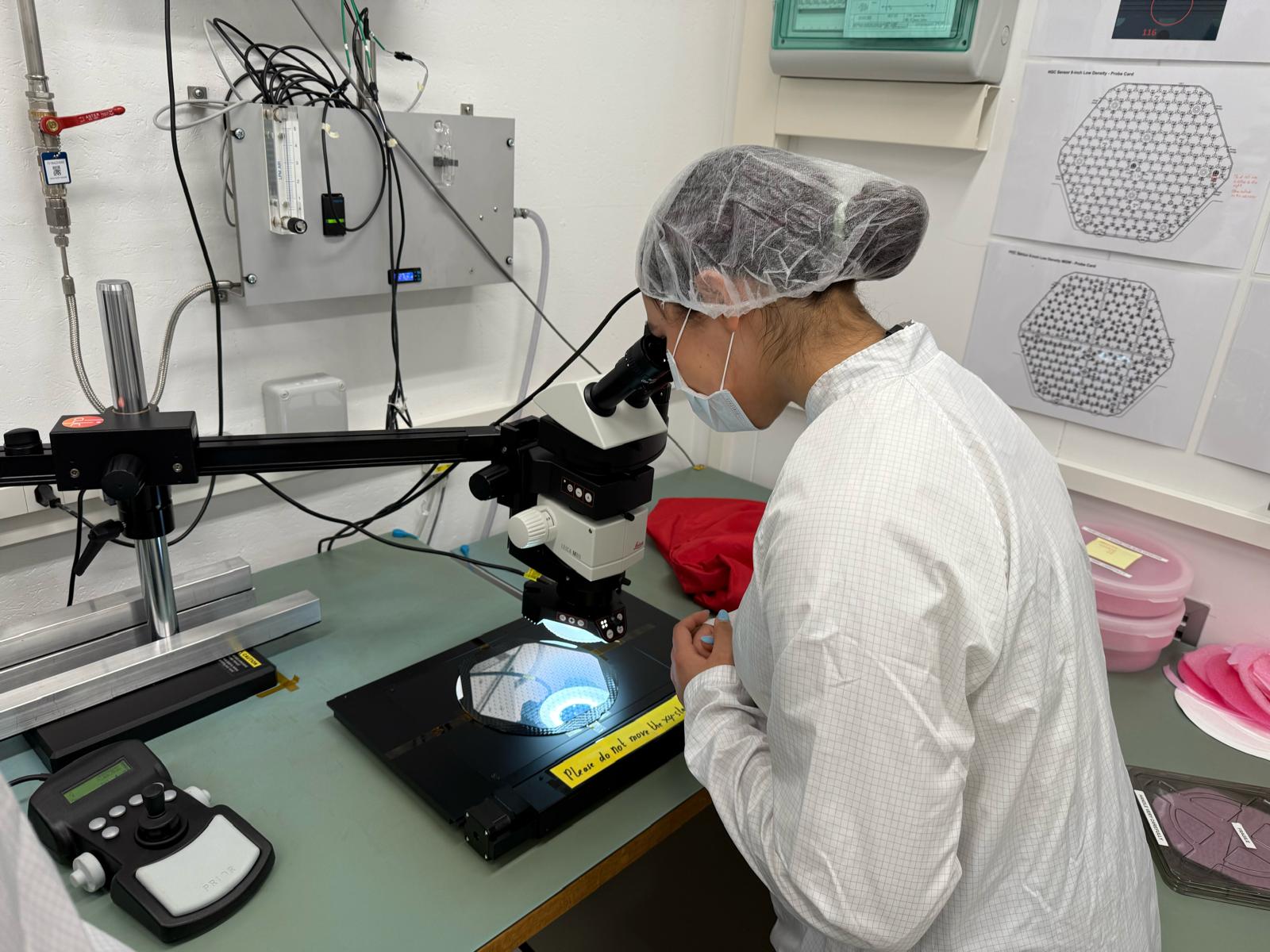Palma at the lab