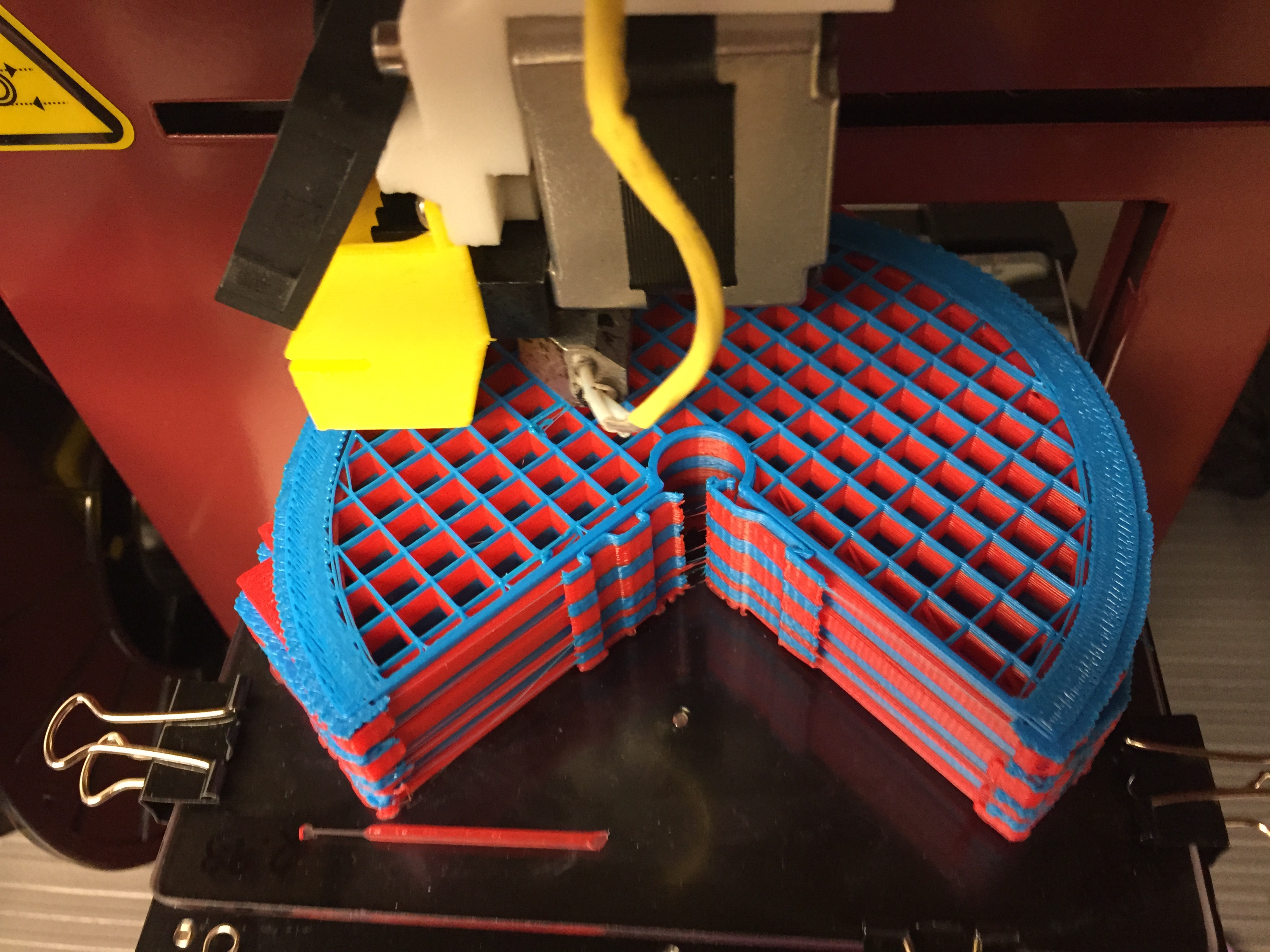 CMS 3D Model being printed
