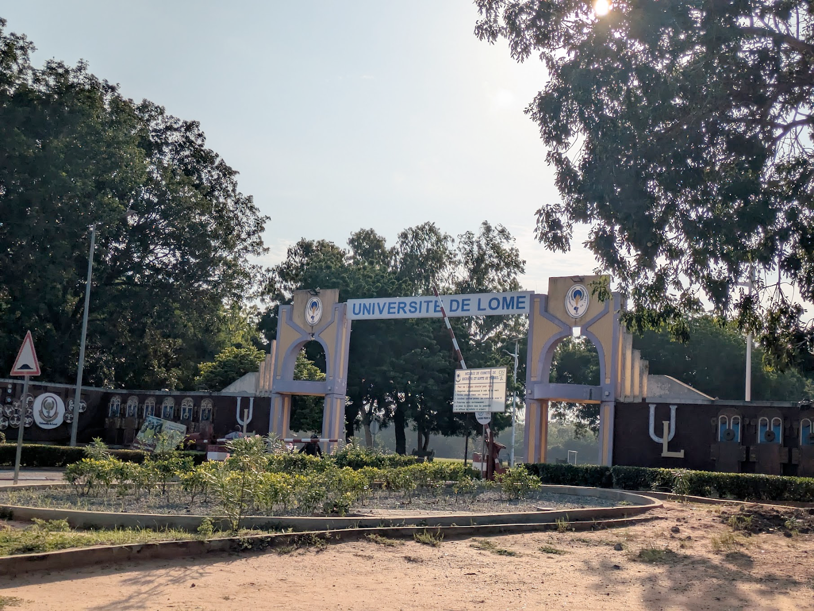 The entrance to the Universite de Lome