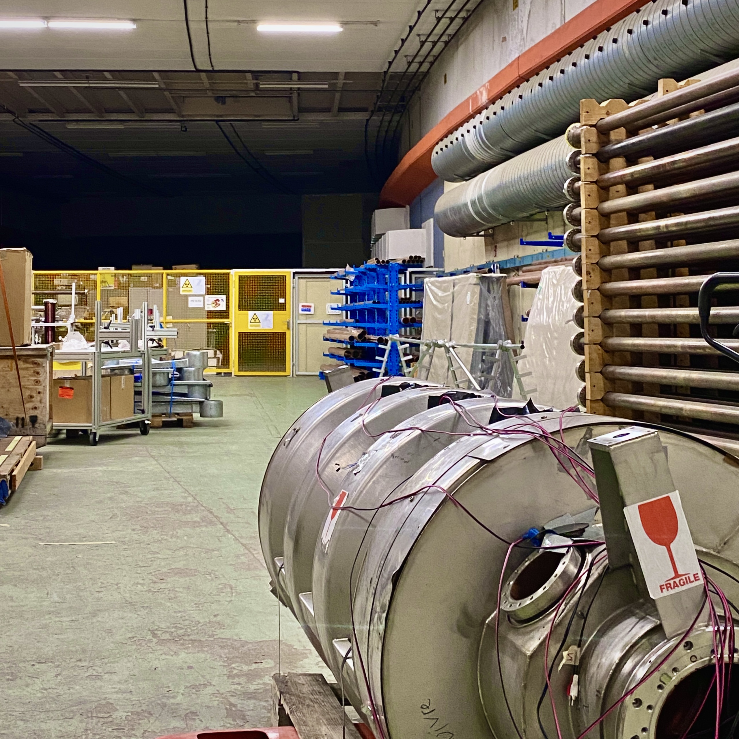 Archive tunnel, photograph © C Henschke 2024