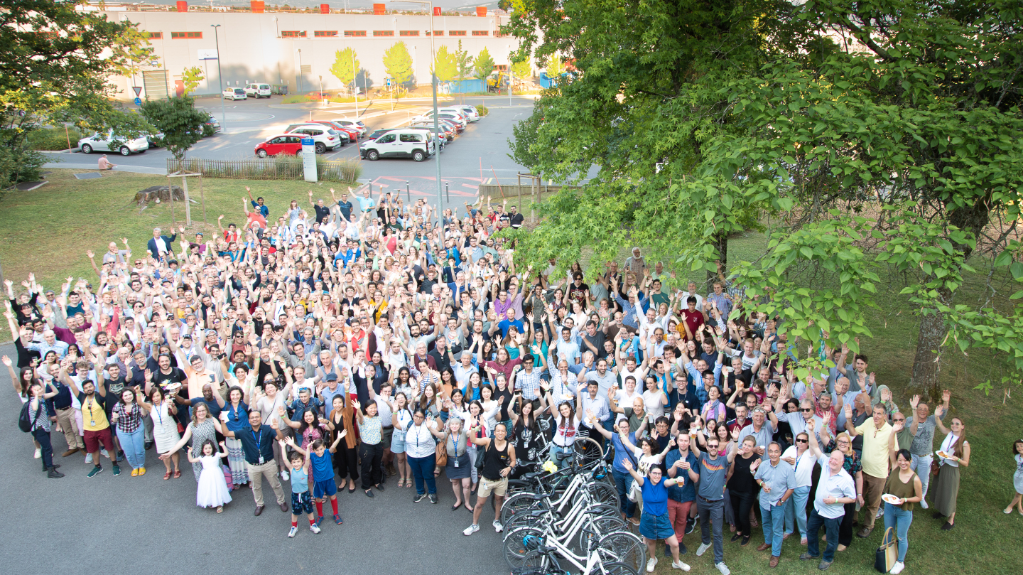 Group photo during the CMS Week in June. Credits: Sofia Hurst.