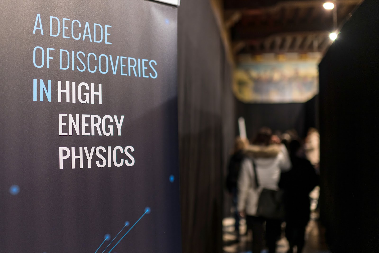 Poster of the A Decade of Discoveries in High Energy Physics symposium held in Brussels, Belgium [Photo by Aurore Delsoir]